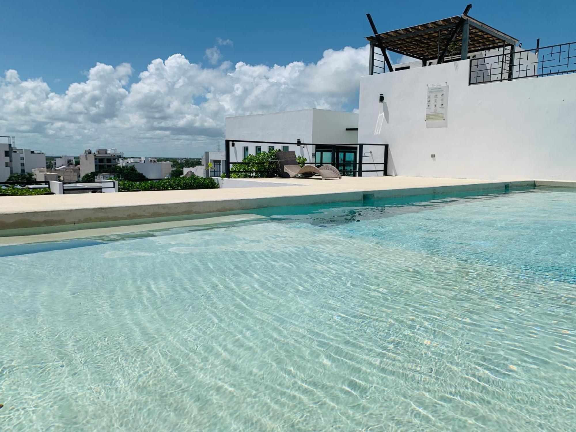 Rentas Vacacionales Torre Diez Playa del Carmen Buitenkant foto
